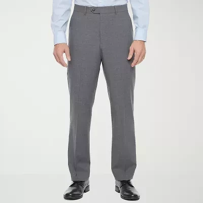 Stafford Signature Smart Wool Mens Stretch Fabric Classic Fit Flat Front Suit Pant