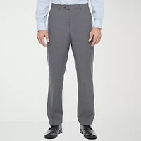 Stafford Signature Smart Wool Mens Stretch Fabric Classic Fit Flat Front Suit Pant