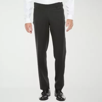 Stafford Coolmax Mens Adaptive Classic Fit Flat Front Suit Pant