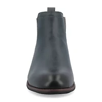 Vance Co Mens Landon Stacked Heel Chelsea Boots