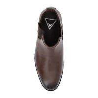 Vance Co Mens Landon Stacked Heel Chelsea Boots