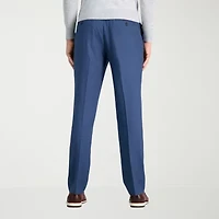Haggar JMH Mens Comfort Waistband Straight Fit Dress Flat Front Pant