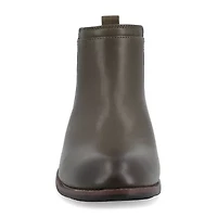 Vance Co Mens Landon Stacked Heel Chelsea Boots