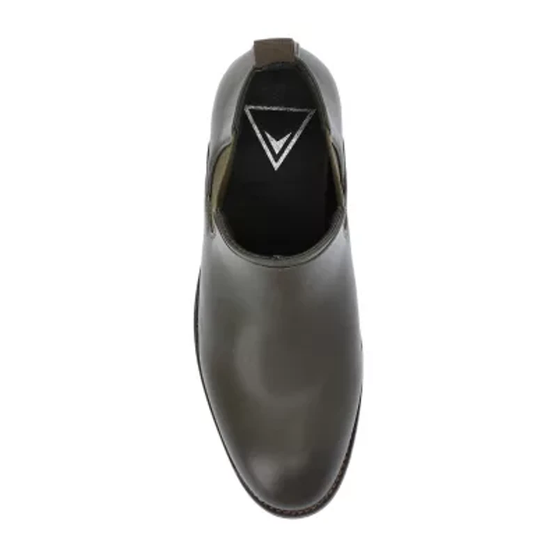 Vance Co Mens Landon Stacked Heel Chelsea Boots