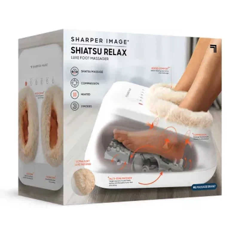 Sharper Image Shiatsu Luxe Foot Massager