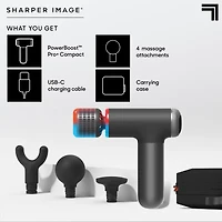 Sharper Image Powerboost® Pro+ Compact Massager