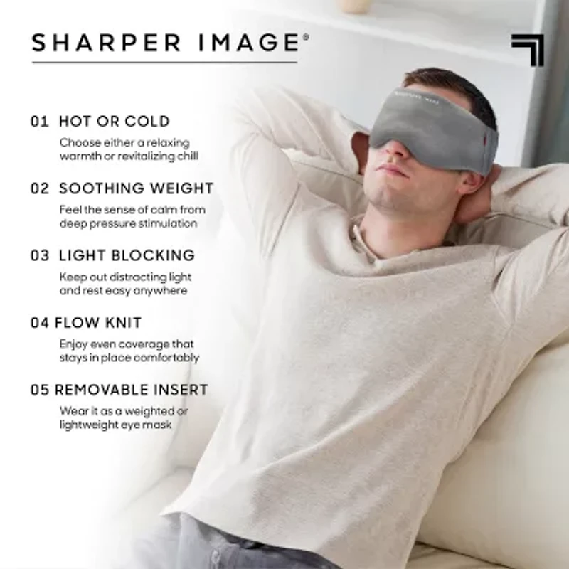 Sharper Image Hot + Cold Weighted 2-pc. Eye Mask