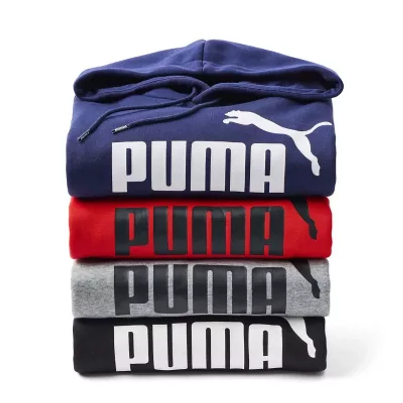 PUMA Essential Mens Long Sleeve Fleece Active Hoodie