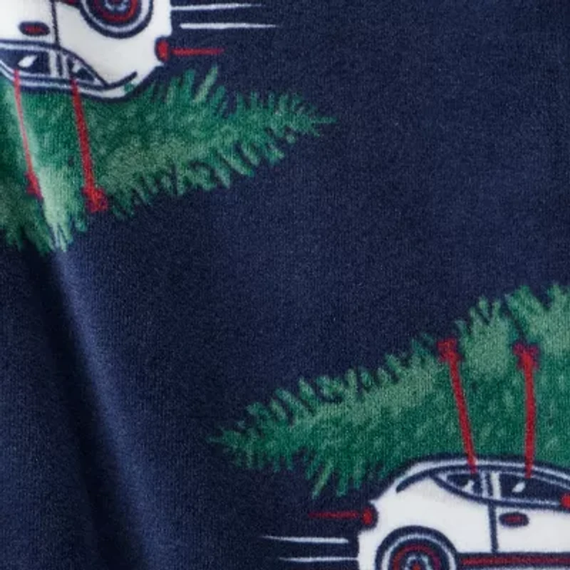 Carter's Baby Boys Footed Round Neck Long Sleeve One Piece Pajama