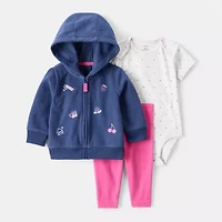Carter's Baby Girls 3-pc. Pant Set