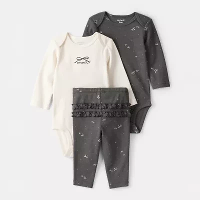 Carter's Baby Girls 3-pc. Pant Set