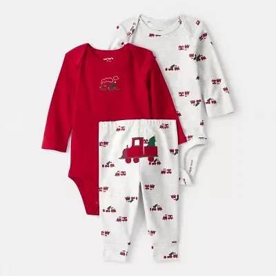Carter's Holiday Baby Boys 3-pc. Pant Set