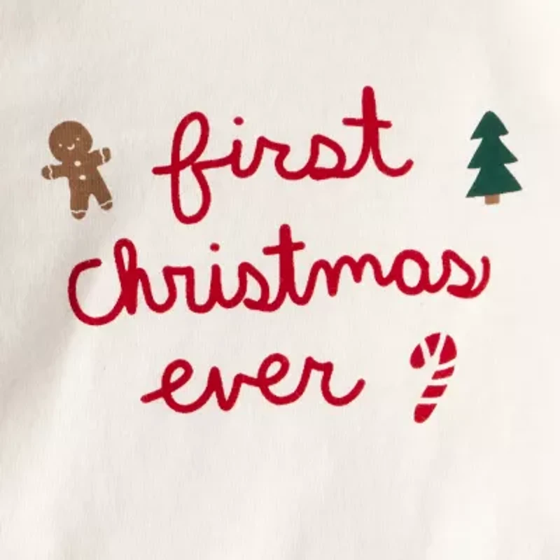 Carter's First Christmas Baby Unisex 2-pc. Pant Set