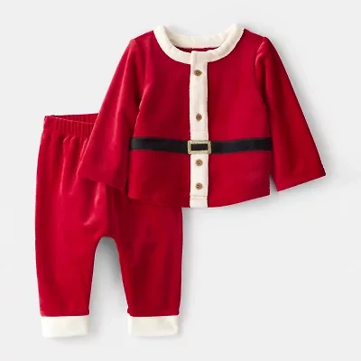 Carter's Santa Suit Baby Unisex 2-pc. Pant Set