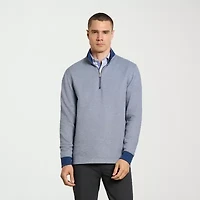 Van Heusen Essential Mens Long Sleeve Quarter-Zip Pullover Sweater