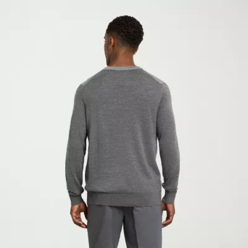 Van Heusen Essential Mens Crew Neck Long Sleeve Pullover Sweater