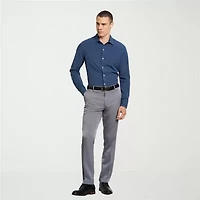 Van Heusen All Way Stretch Performance Mens Long Sleeve Slim Fit Button-Down Shirt
