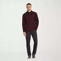 Van Heusen Essential Mens Regular Fit Long Sleeve Polo Shirt