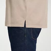 Van Heusen Performance Mens Regular Fit Long Sleeve Polo Shirt