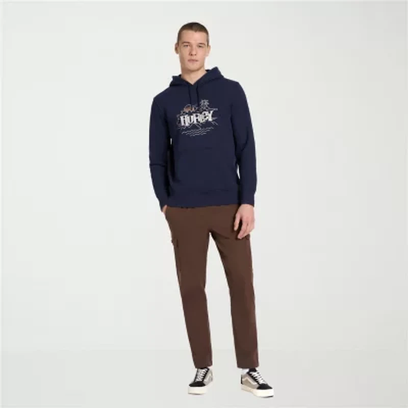 Hurley Mens Long Sleeve Fleece Hoodie
