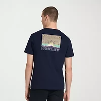 Hurley Mens Crew Neck Short Sleeve Regular Fit Graphic T-Shirt