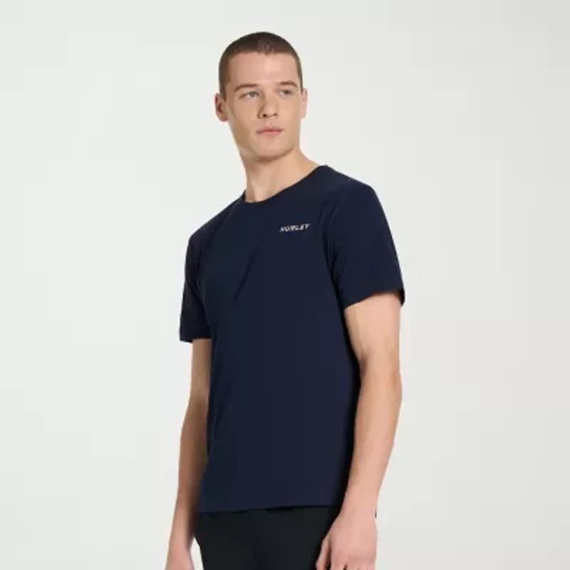 Hurley Mens Crew Neck Short Sleeve Regular Fit Graphic T-Shirt