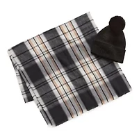 Liz Claiborne Plaid Boxed 2-pc. Cold Weather Set
