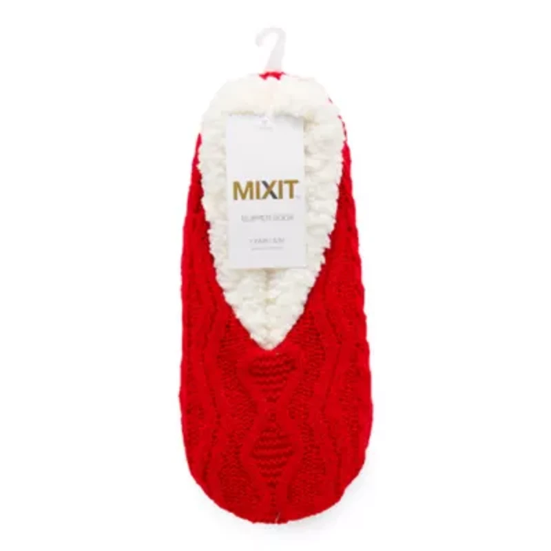 Mixit Cozy Womens 1 Pair Slipper Socks
