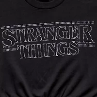 Womens Crew Neck Long Sleeve Stranger Things Juniors Sweatshirt