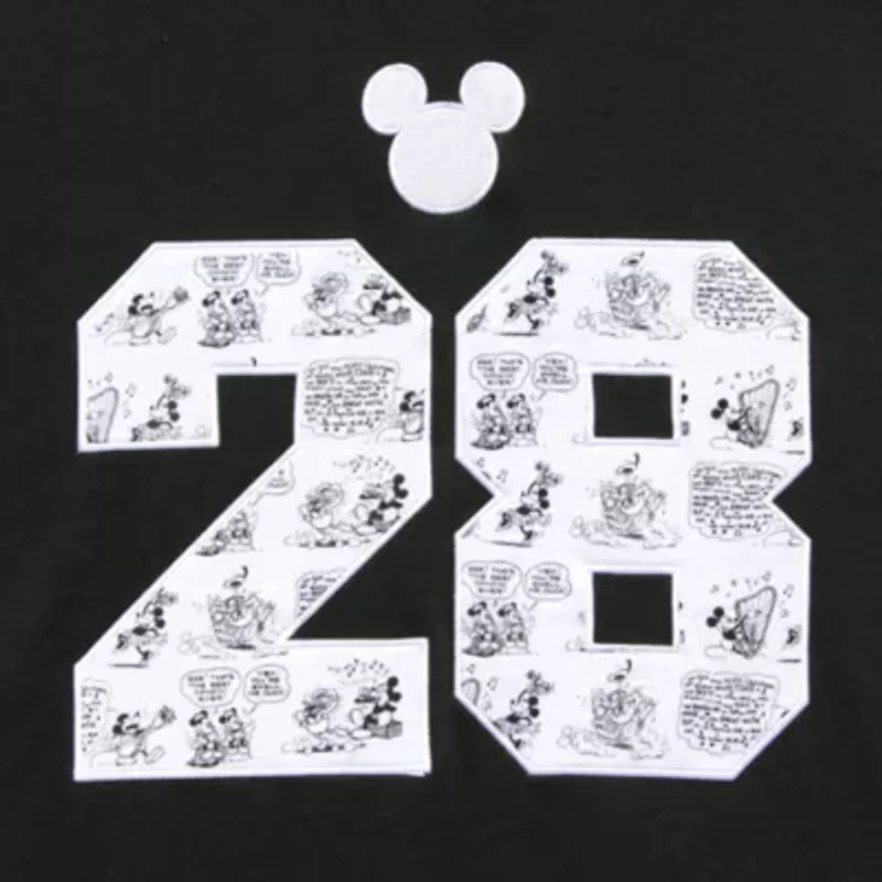 Womens Juniors Crew Neck Long Sleeve Mickey and Friends Sweatshirt