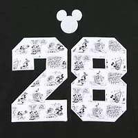 Womens Juniors Crew Neck Long Sleeve Mickey and Friends Sweatshirt