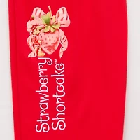 New World Strawberry Shortcake Womens Juniors Crew Neck Long Sleeve Sweatshirt