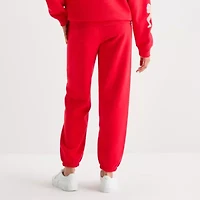 New World Strawberry Shortcake Womens Juniors Cuffed Fleece Jogger Pant
