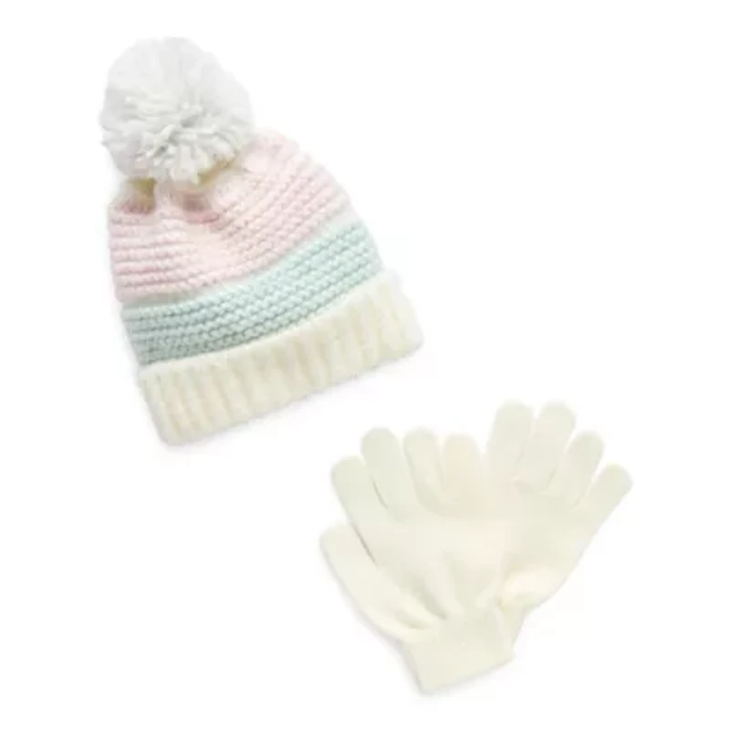 Capelli of N.Y. Little & Big Kid Girls 2-pc. Striped Cold Weather Set