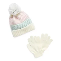 Capelli of N.Y. Little & Big Kid Girls 2-pc. Striped Cold Weather Set