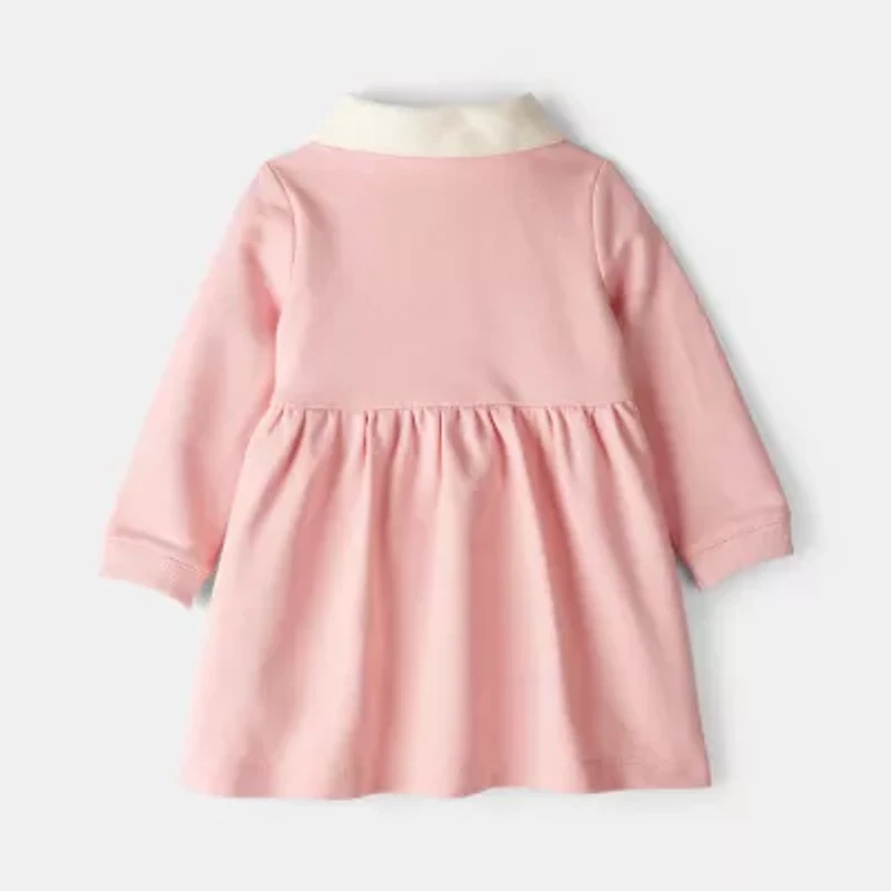 Carter's Baby Girls Long Sleeve Cuffed A-Line Dress