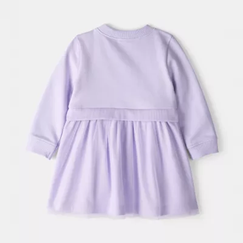 Carter's Baby Girls Long Sleeve Cuffed A-Line Dress