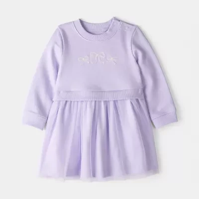 Carter's Baby Girls Long Sleeve Cuffed A-Line Dress