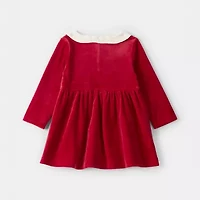 Carter's Baby Girls Long Sleeve Fitted A-Line Dress