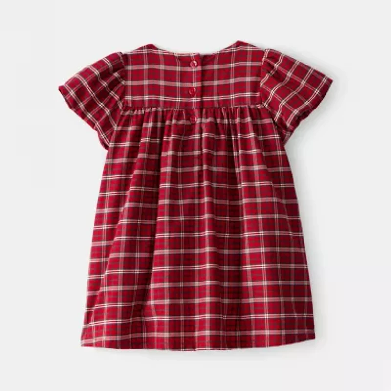 Carter's Baby Girls Long Sleeve Fitted A-Line Dress