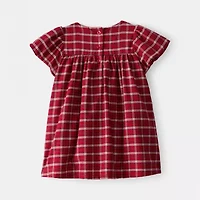 Carter's Baby Girls Long Sleeve Fitted A-Line Dress