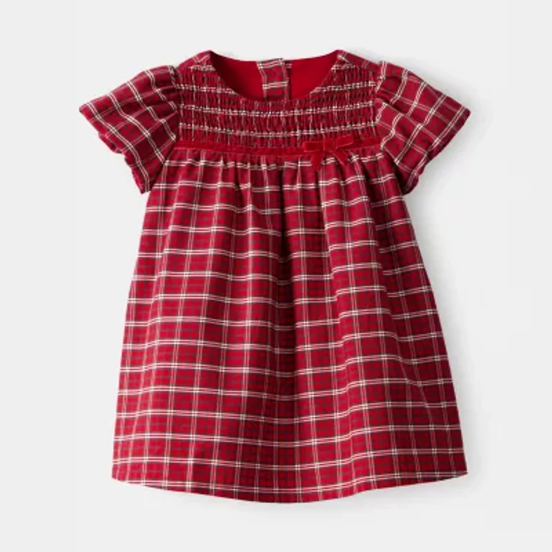 Carter's Baby Girls Long Sleeve Fitted A-Line Dress