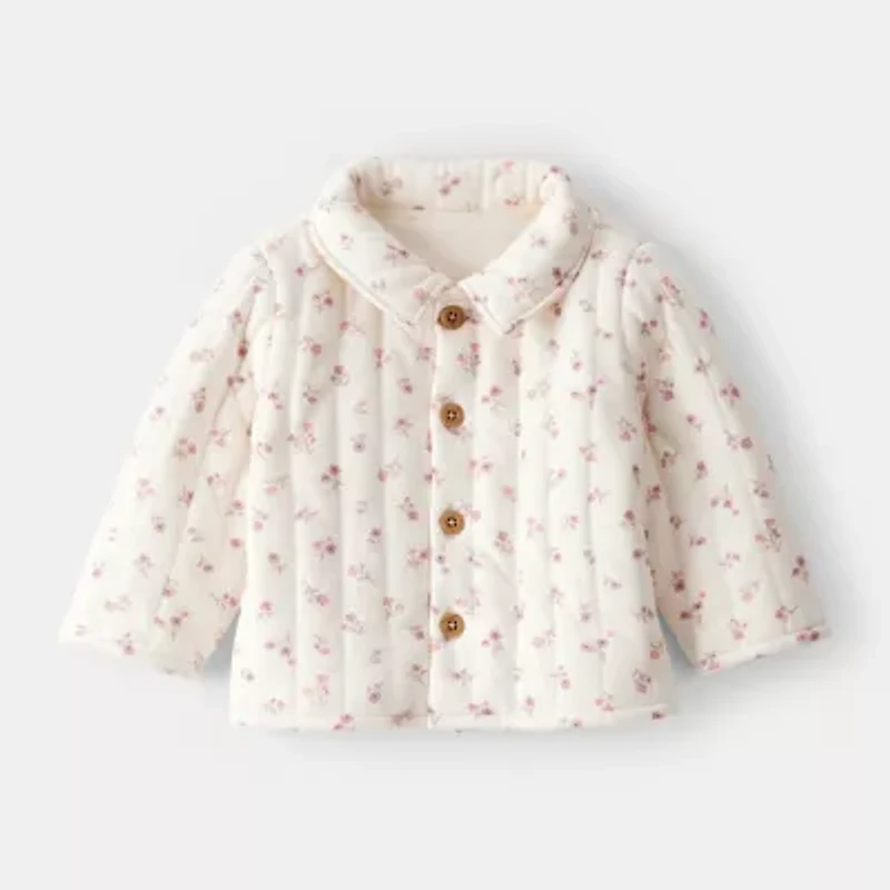 Carter's Baby Girls Long Sleeve Button Cardigan