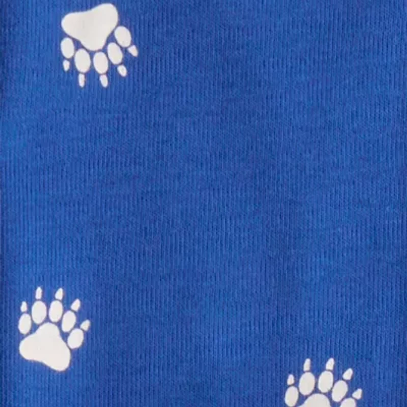 Carter's Baby Girls Rib Round Neck Long Sleeve 4-pc. Pajama Sets