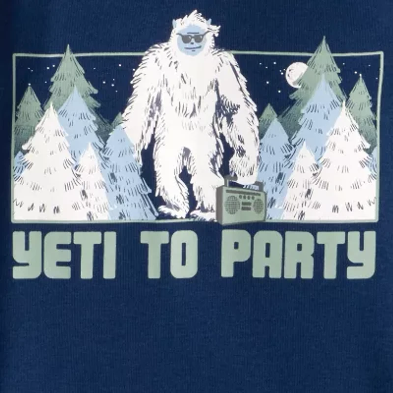 Carter's Little & Big Kid Boys Rib Round Neck Long Sleeve 4-pc. Pajama Sets