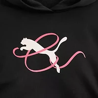 PUMA Big Kid Girls Long Sleeve Fleece Active Hoodie