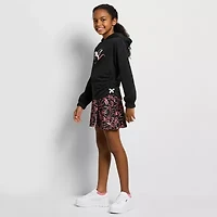 PUMA Big Kid Girls Long Sleeve Fleece Active Hoodie