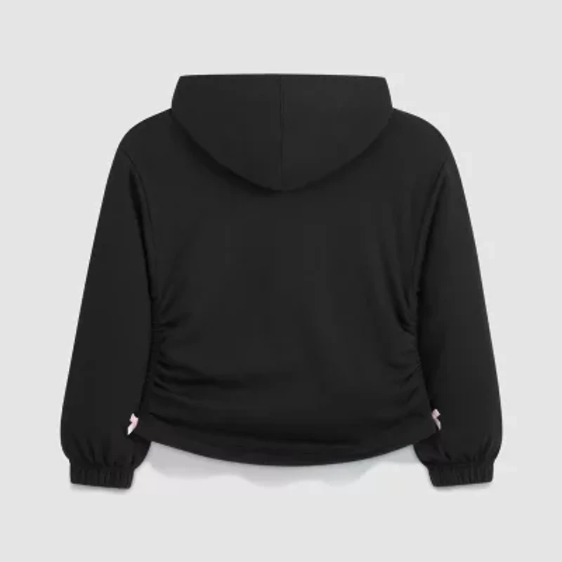 PUMA Big Kid Girls Long Sleeve Fleece Active Hoodie