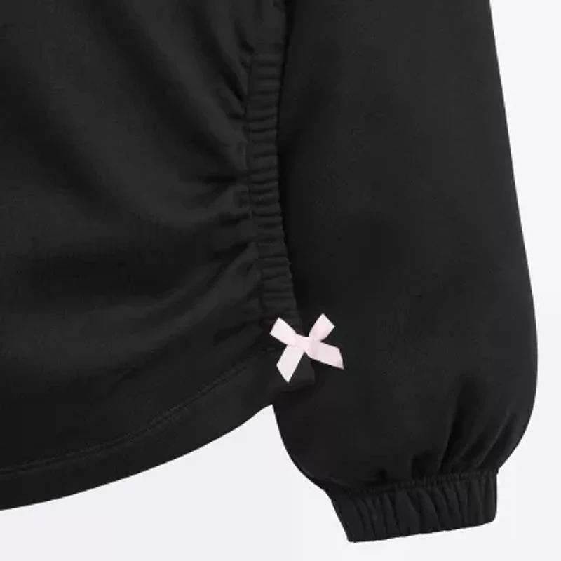 PUMA Big Kid Girls Long Sleeve Fleece Active Hoodie