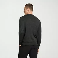 Van Heusen Essential Mens V Neck Long Sleeve Pullover Sweater